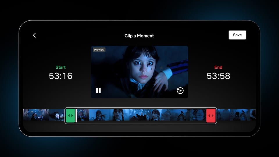 اشتراک‌گذاری آسان‌تر لحظات جذاب فیلم‌ها و سریال‌ها با به‌روزرسانی ویژگی Moments نتفلیکس