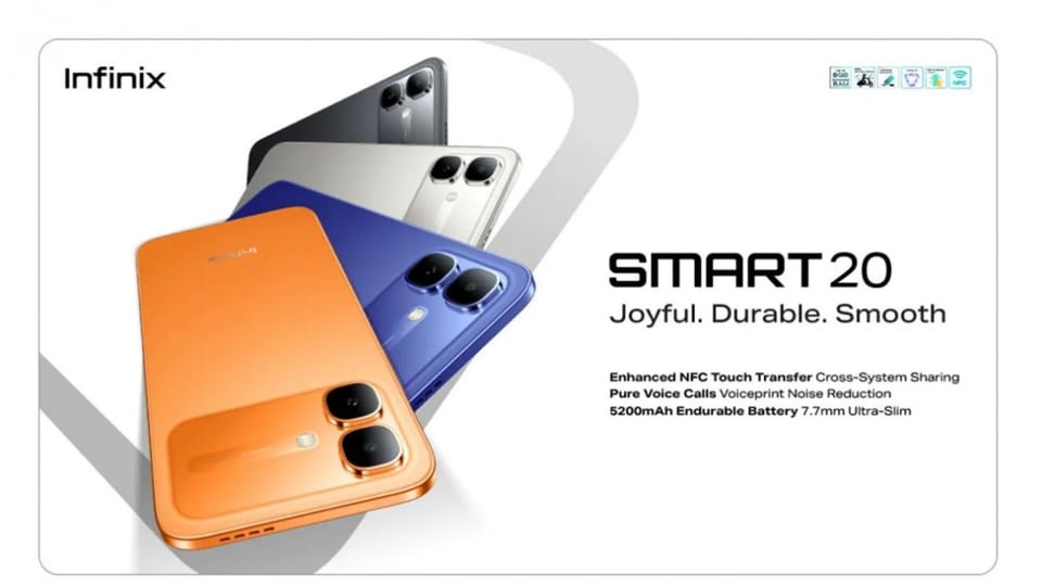 افشای مشخصات و قیمت Infinix Smart 20؛ گوشی اقتصادی جدید با نمایشگر ۱۲۰ هرتزی