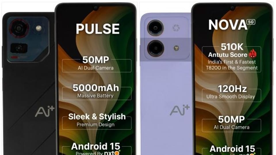 انقلاب حریم خصوصی در هند: Ai+ Pulse و Nova 5G با سیستم عامل NxtQuantum OS معرفی شدند!