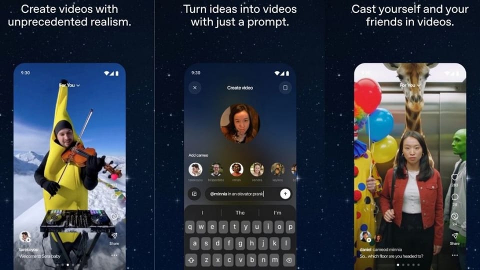 اپلیکیشن جادویی Sora از OpenAI حالا روی اندروید در دسترس است