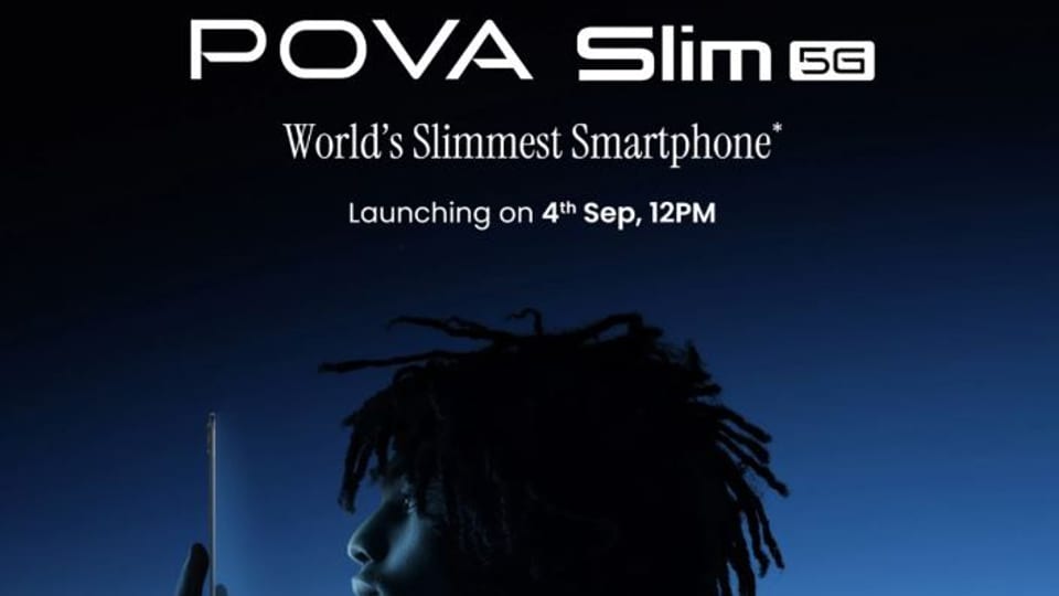 تیزر جدید تکنو: Pova Slim 5G به زودی عرضه میشود