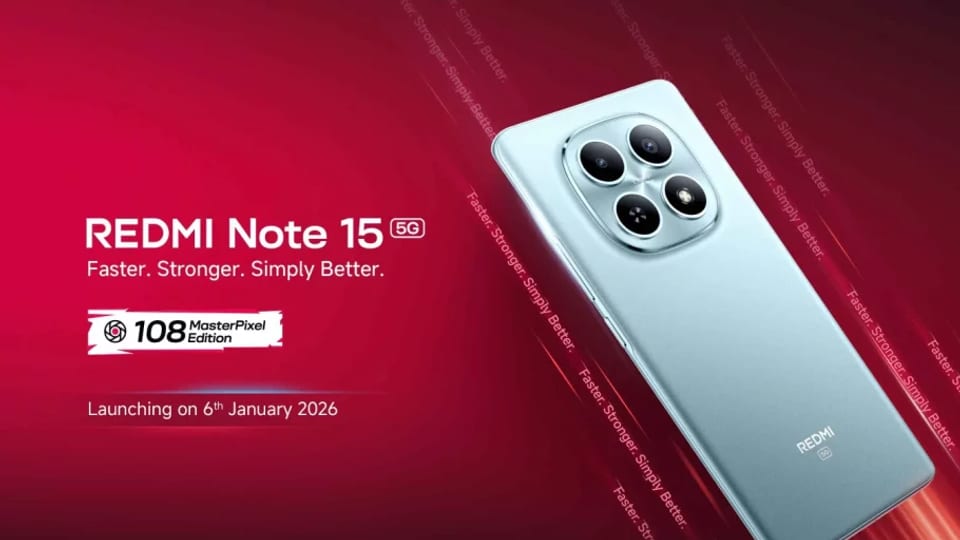 ردمی نوت ۱۵ 5G با تراشه Snapdragon 8 Gen 3 و نمایشگر ۳۲۰۰ نیتی معرفی می‌شود