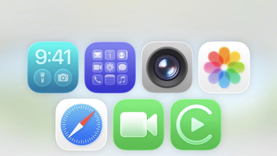 رونمایی از iOS 26: شیشه مایع، هوش مصنوعی بینایی و اپلیکیشن بازی – آیفون متحول شد
