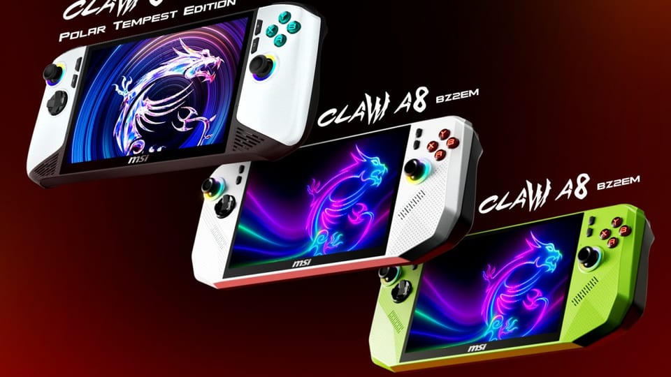 رونمایی انقلابی: MSI Claw با تراشه‌های اینتل و AMD به میدان می‌آید