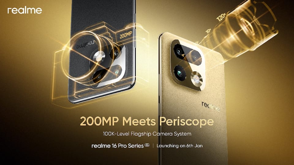 ریلمی با دوربین ۲۰۰ مگاپیکسلی وارد نبرد پرچمداران میشود؛ جزئیات سری Realme 16 Pro لو رفت