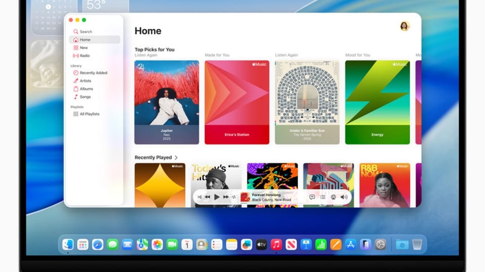 معرفی macOS Tahoe 26: اسپات‌لایت پیشرفته، میانبرهای هوشمند و فعالیت‌های زنده