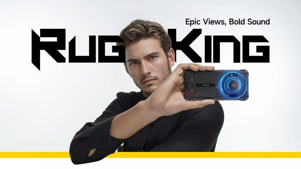 معرفی Ulefone RugKing؛ گوشی مقاوم با باتری عظیم، اسپیکر ۱۲۶ دسی‌بل و چراغ‌قوه قدرتمند