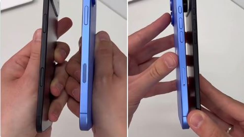 مقایسه جنجالی آیفون 17 Air و آیفون 16 Plus: تصاویر لو رفته چه رازهایی را برملا کردند