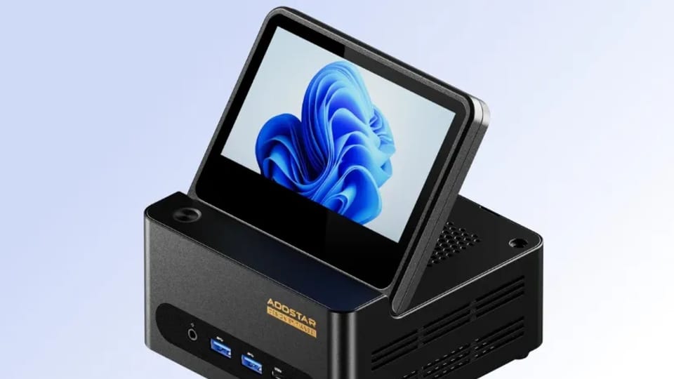 مینی کامپیوتر Aoostar G-Flip: تلفیق قدرت و زیبایی در یک دستگاه کوچک