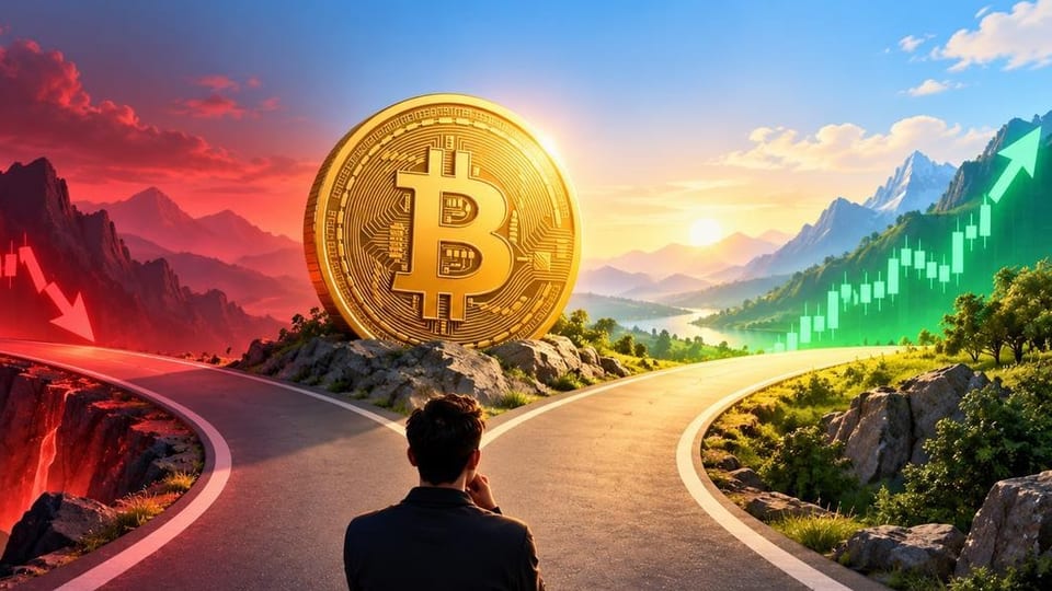 همه سیگنالها از صعود بیت کوین میگویند، اما یک ریزش بزرگ هم در راه است