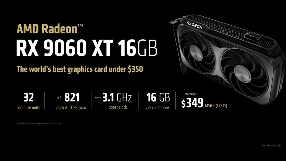 AMD مقابل انویدیا: RX 9060 XT با قیمت انقلابی روانه بازار شد