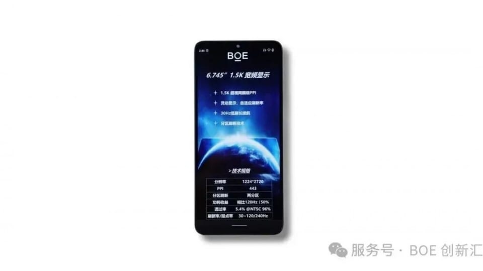 BOE از فناوری جدید نمایشگر IPS LCD رونمایی کرد؛ جهش قابل توجه در کیفیت تصویر