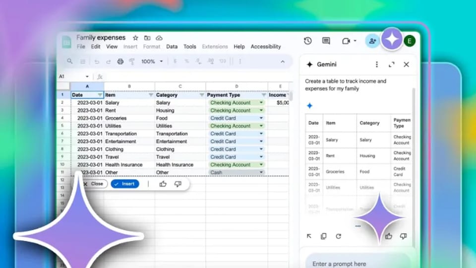 Google Sheets با قدرت هوش مصنوعی متحول شد: تجربه کاربری سریعتر و هوشمندانهتر!