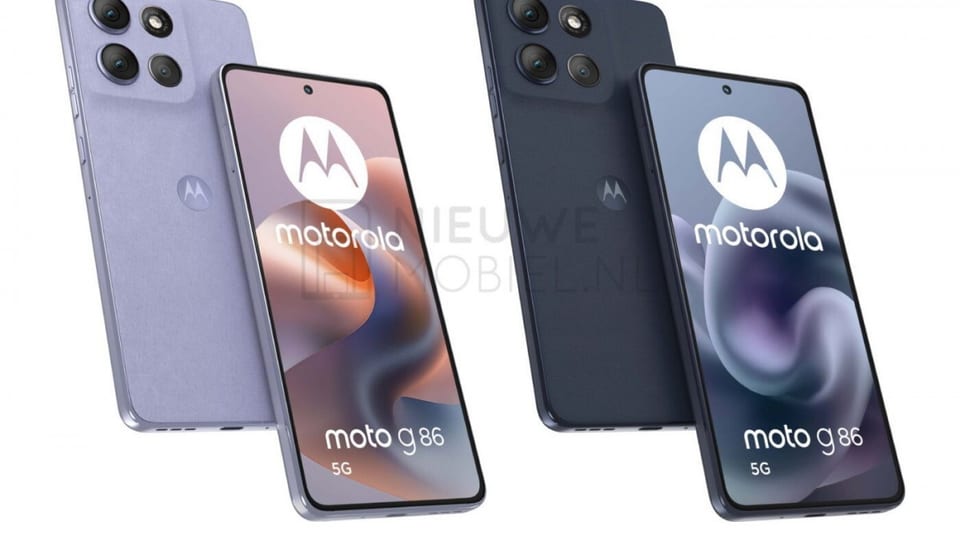 Moto G86 فاش شد: غول‌پیکر باتری و نمایشگر خیره‌کننده در میان‌رده جدید موتورولا