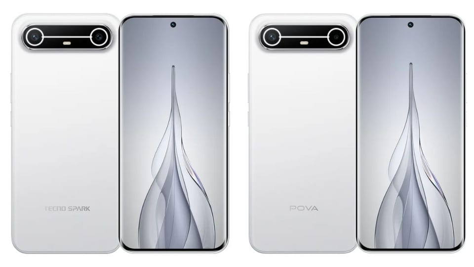 Tecno Spark Slim و Pova Slim معرفی شدند؛ گوشی‌های تازه با نمایشگرهای چشم‌نواز