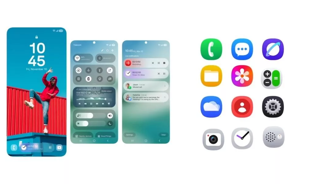 تصاویر لو رفته از One UI 7: رابط کاربری سامسونگ زیباتر میشود