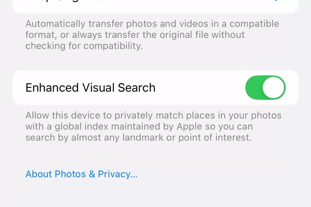 iOS 18: عکس‌های شما، داده‌های اپل