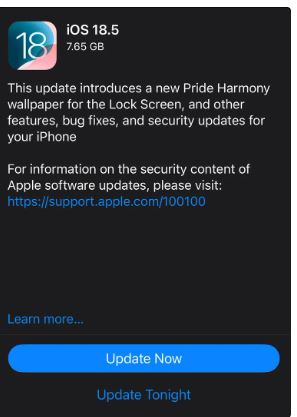 آماده باشید: به‌روزرسانی iOS 18.5 به زودی برای همه آیفون‌ها می‌آید