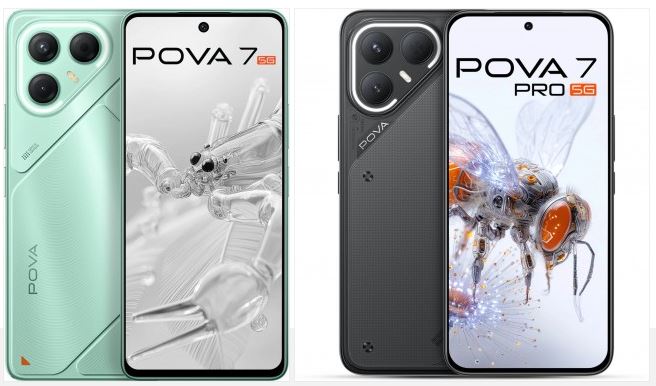 رونمایی جذاب: Tecno Pova 7 و Pova 7 Pro با طراحی "Delta Light" و باتری‌های ۶۰۰۰ میلی‌آمپری معرفی شدند