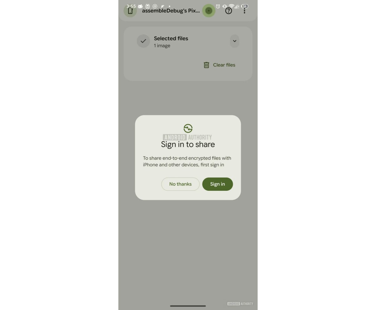 انتقال سریع فایل از اندروید به آیفون با قابلیت Quick Share