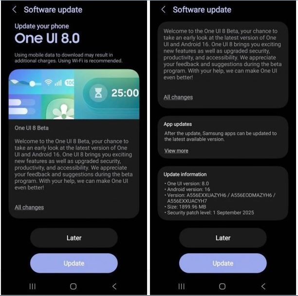 سامسونگ خبرساز شد: عرضه زودهنگام نسخه بتا One UI 8 برای سری گلکسی S23 و گوشی‌های A3x و A5x
