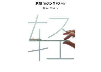 Moto X70 Air؛ پرچمدار فوق باریک موتورولا و رقابت با آیفون ایر فاش شد