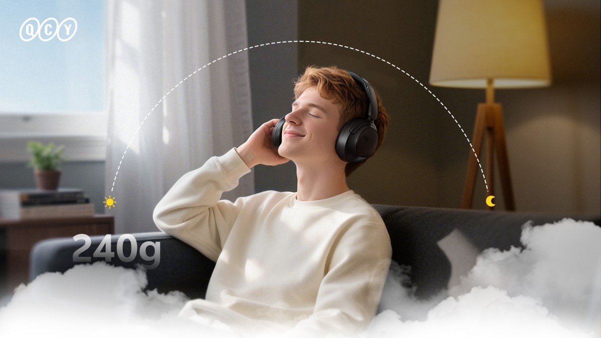 رقیب ارزانقیمت سونی و بوز؟ هدفون QCY H3S با حذف نویز حرفهای و باتری ۱۰۲ ساعته معرفی شد