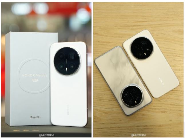 نخستین تصاویر فاششده Honor Magic8 Pro؛ پرچمدار آنر در رنگ سفید دیده شد