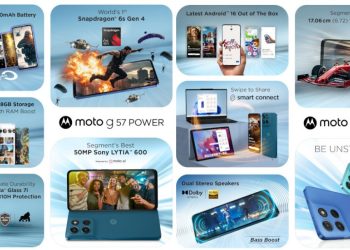 Moto G57 Power موتورولا معرفی شد؛ باتری ۷۰۰۰ میلی‌آمپری و قیمت مناسب